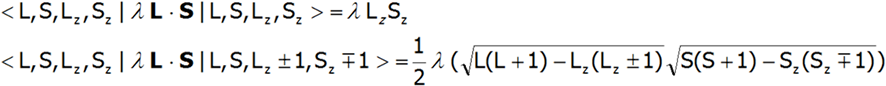LS-matrix elements
